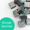 Flipside Products 2" x 2" Student Erasers For Chalkboard And Dry Erase Board, Small Erasers, Felt, Blackboard, Whiteboard, Classroom Cleaning